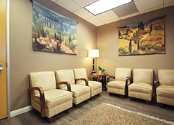 Dental office waiting room