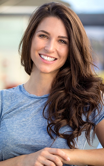 Young woman with gorgeous smile