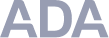 A D A logo