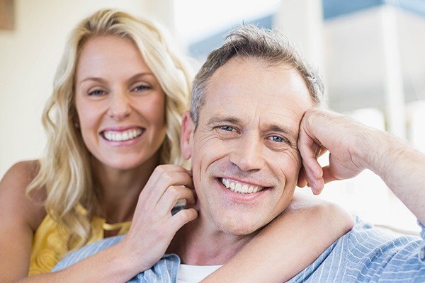 smiling couple