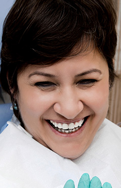 Smiling older woman after restorative dentistry