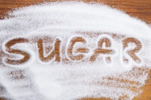 Sugar written in sugar