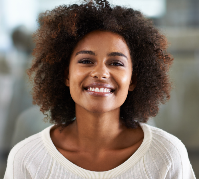 Smiling woman