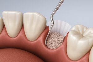 a digital image of a bone graft being performed